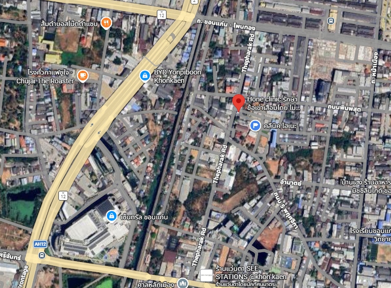 แผนที่ โฮเนะ คลินิก